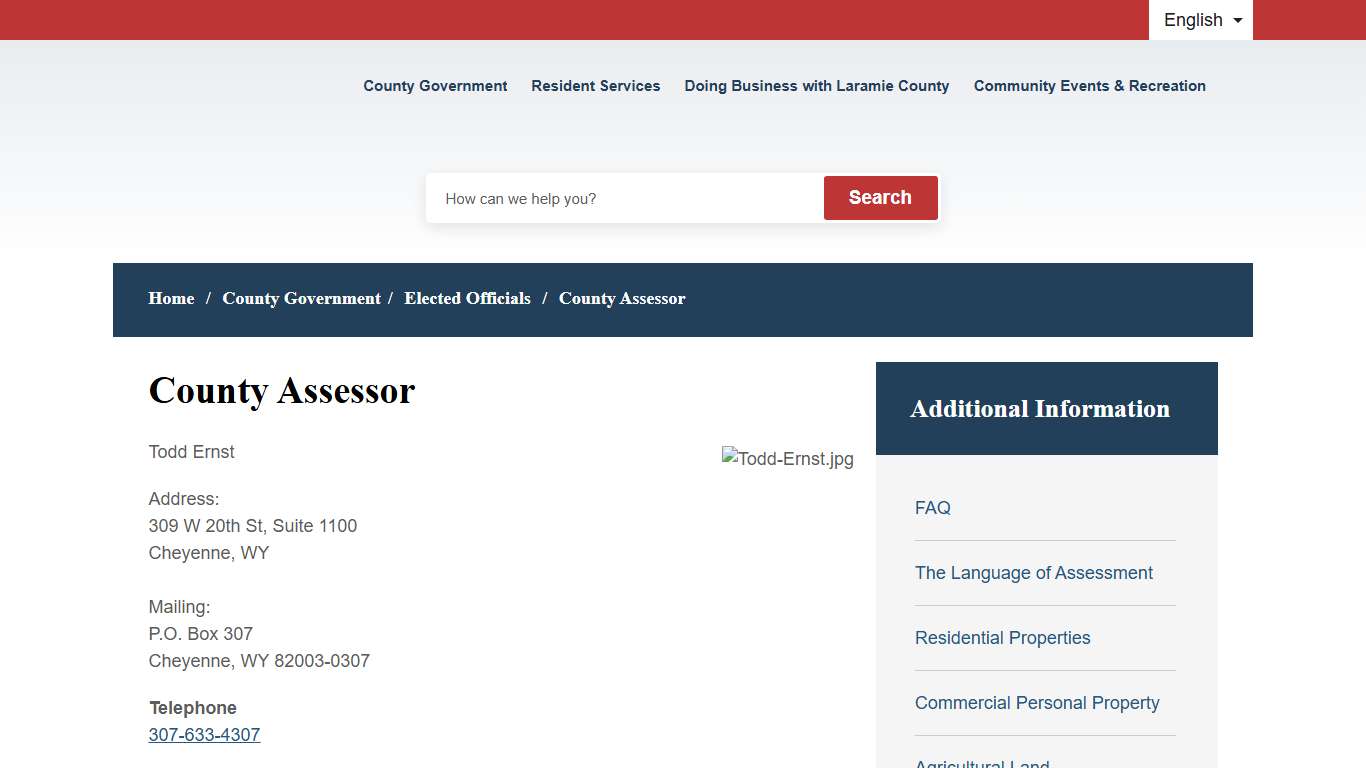 County Assessor - Laramie County, Wyoming