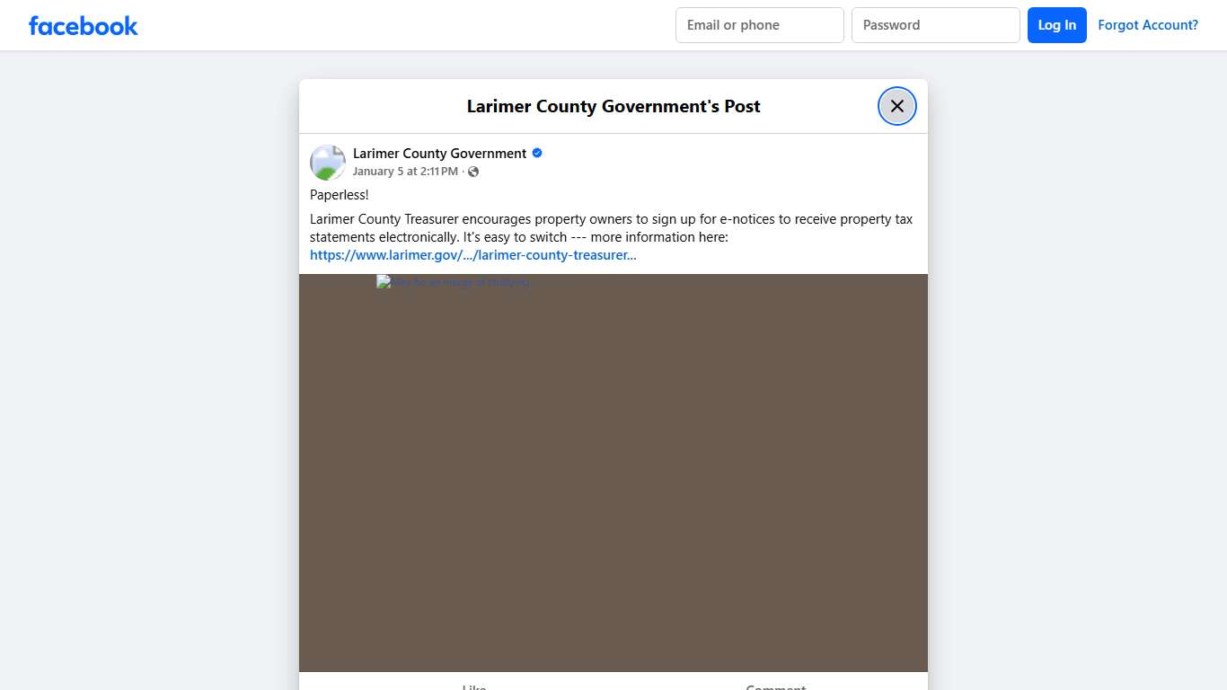 Paperless! Larimer County... - Larimer County Government Facebook